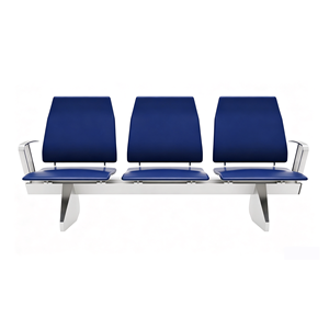 Silla de espera metálica conectada para estaciones de tren, aeropuertos, hospitales y centros de exposiciones - Product Image 1