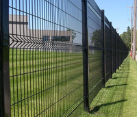 Valla Soldada en 3D con Recubrimiento de PVC, Diámetro de Alambre Personalizado, OEM ODM, para Parques Infantiles, Escuelas, Jardines, Barrera de Seguridad