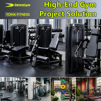 Conjunto Completo de Equipos de Gimnasio para Fisicoculturismo, Paquete de Máquinas Deportivas de Entrenamiento de Fuerza con Pesas Libres para la Planificación de Gimnasios Comerciales