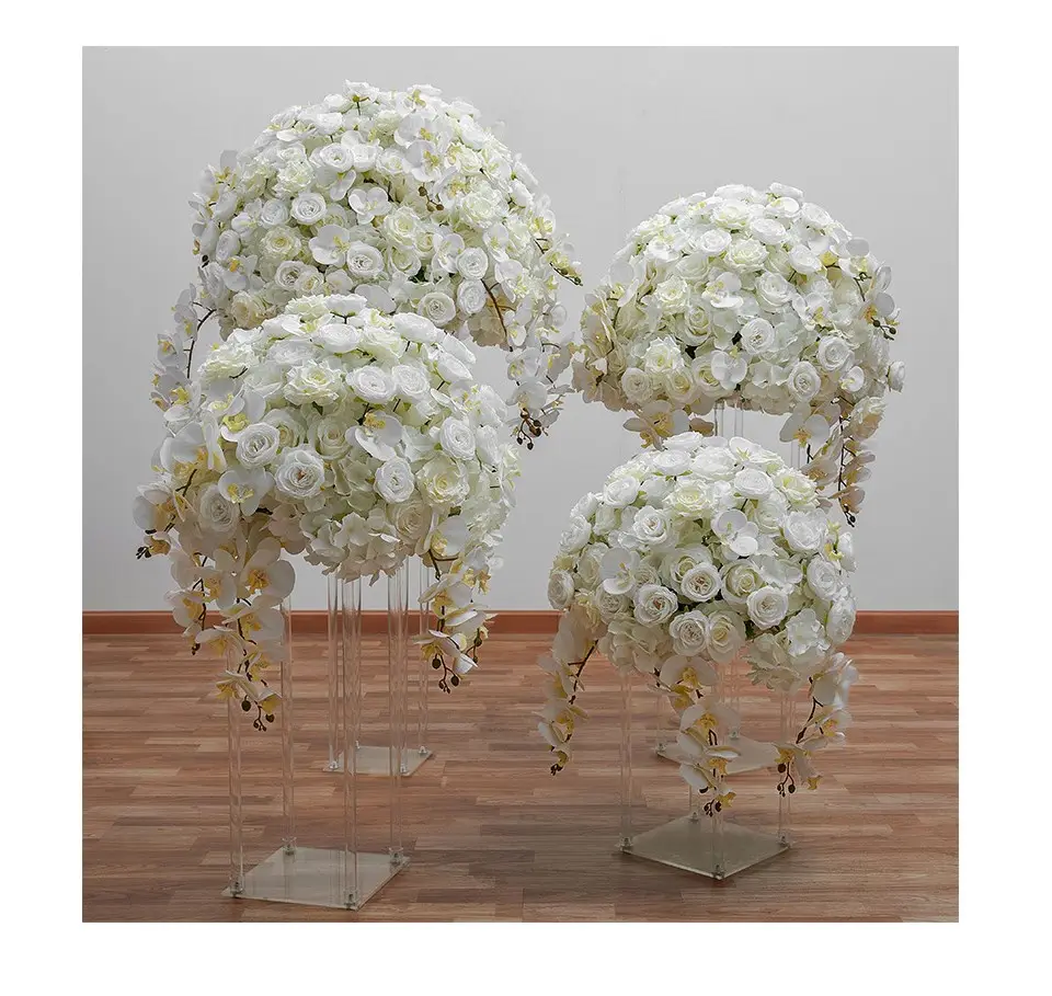 Simulation Phalaenopsis hydrangea rose ball wedding stage home simulation flower simulation silk cloth decorative flowers