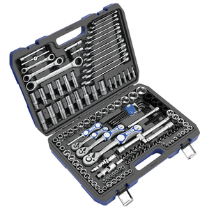 150Pcs Xách Tay Chuyên Nghiệp Sửa Chữa Xe Hộp Công Cụ Thiết Lập Bền Ratchet Cờ Lê Cho Nhà Công Nghiệp Sửa Chữa Trường Hợp Khó Khăn Gói OEM - Product Image 2