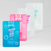 Désinfectant pour les mains en spray de poche antibactérien parfumé personnalisé 20ml 38ml 45ml 50ml