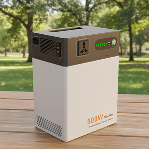Batterie LiFePO4 à charge solaire ultra-grande capacité 1004,8 Wh, 300 W, station d'alimentation portable 500 W avec prise AC pour le camping en plein air - Product Image 2