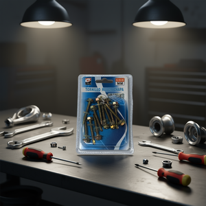 Sujetador y Clip Automotriz Impermeable de 5.5*40MM con Rosca, Chapa y Tornillo, Nuevo, Diseño de Punta de Taladro - Product Image 3