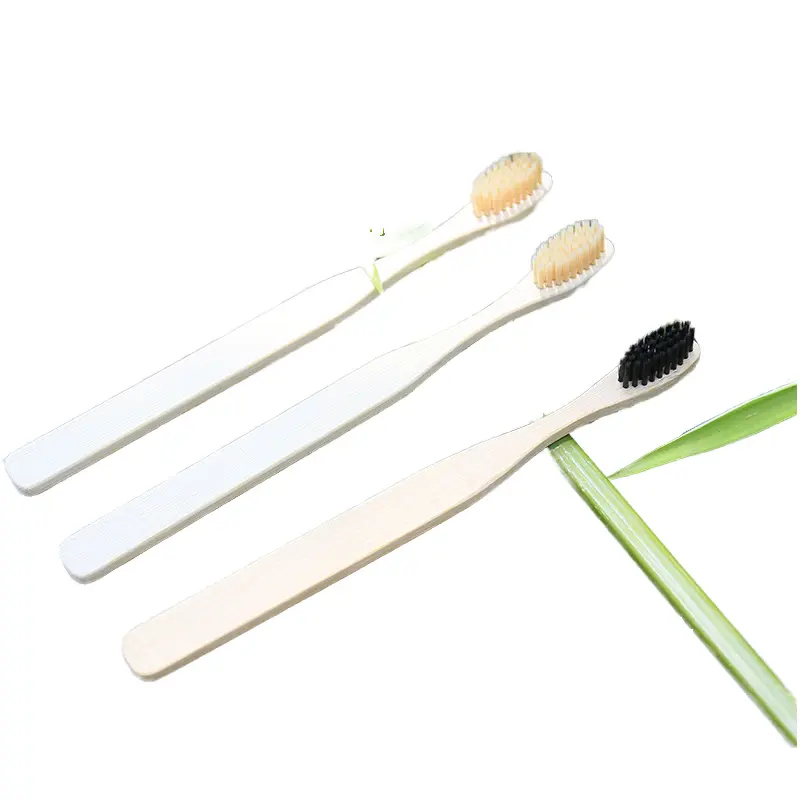 Original Eco-friendly Bamboo Toothbrush with Soft Bristles Children's Age Group for Hotel Use Wholesale by Manufacturers