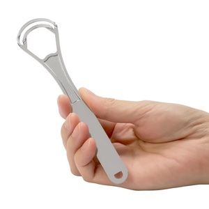 Raspador de Lengua de Acero Inoxidable con Logotipo Personalizado, Producto Multiusos para la Higiene Bucal para Adultos, Limpiador de Lengua Metálico Personalizado - Product Image 2