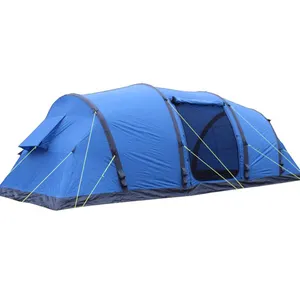 8人帐篷防水空气帐篷充气野营充气房屋帐篷