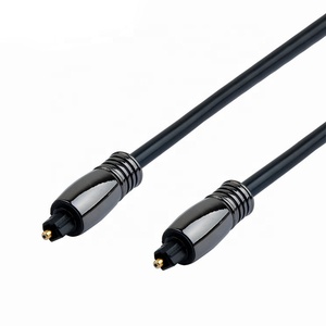 Tốt nhất bền sợi quang Toslink <span class=keywords><strong>Audio</strong></span> & <span class=keywords><strong>Video</strong></span> Cable với Glossy đen PVC áo khoác và kết nối Stereo cho Loa sử dụng - Product Image 3