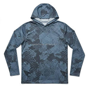 Sudadera de Pesca UPF 50+ de Alto Rendimiento para Hombre, Manga Larga, Secado Rápido, Protección Solar, con Logotipo Personalizado, Precio de Fábrica al por Mayor - Product Image 1