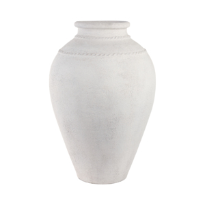 Vase classique en terre cuite, poterie rustique, vase à fleurs pour la maison, la chambre, le bureau, décoration de table, accent décoratif - Product Image 1