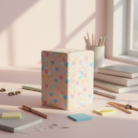 Carnet personnalisé en gros avec couverture en PU texturé doux et 80 feuilles de papier vierge pour usage créatif