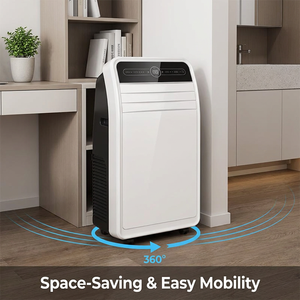 Budget Friendly Mobile Air Conditioner Quiet 55dB Noise Level 7000 BTU <b>Portable</b> <b>AC</b> <b>Unit</b> for Residential Homes - Product Image 5