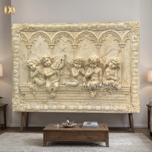 <span class=keywords><strong>Sculpture</strong></span> en <span class=keywords><strong>relief</strong></span> de mur de <span class=keywords><strong>pierre</strong></span> de marbre blanc antique d'art sculpté à la main <span class=keywords><strong>sculpture</strong></span> de mythologie grecque européenne pour la décoration intérieure de paysage - Product Image 2