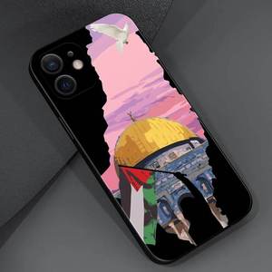 Funda de TPU Suave por Sublimación con Mapa de la Bandera de Palestina para <span class=keywords><strong>iPhone</strong></span> <span class=keywords><strong>XS</strong></span> XR 11 12 13 14 15 Pro <span class=keywords><strong>Max</strong></span> - Product Image 4