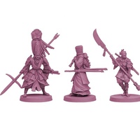 Figurine de jeu de société en plastique personnalisée, fabrication OEM, figurine de jeu de rôle miniature en plastique pour plateau de jeu