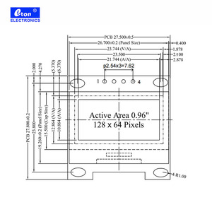 0.96 <strong>Inch</strong> High Visibility E-Paper <strong>OLED</strong> <strong>Display</strong> <strong>Module</strong> <strong>White</strong> Blue I2C Small <strong>OLED</strong> <strong>Display</strong> With Easy-to-Read Features - Product Image 6