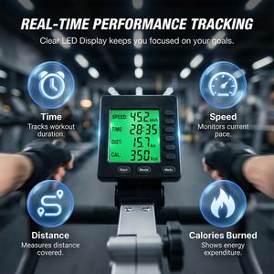 Bicicleta Ergométrica de Resistencia al Aire para Fisicoculturismo, Ciclo Estacionario para Entrenamiento en Interiores, Equipo de Gimnasio para el Hogar y Entrenamiento Comercial - Product Image 5