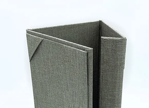 Manufacturer Linen Menu Trifold Board 3 View <b>Stand</b> Table Tents <b>Display</b> Restaurant Table Top Table Tent <b>Stand</b> - Product Image 4