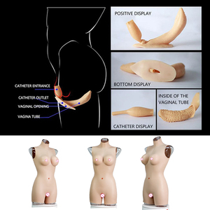 Crossdressing Silicone faux vagin corps costume seins seins formes body homme-femme pour transexuelle glisser reine fête Ladyboy - Product Image 4