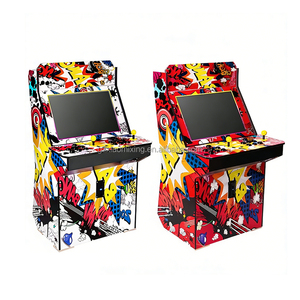 Cabinato Arcade Retrò in Legno da 32 Pollici per 2 Giocatori 110V/220V Macchina da Gioco Videogame di Combattimento all'Ingrosso Console di Intrattenimento per Bambini - Product Image 4