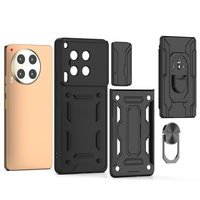 Coque de téléphone antichoc en TPU+PC avec support magnétique pour objectif d'appareil photo Itel A50 4G A70 A60/A60S P65 P55 RS4 S24 S23 Plus