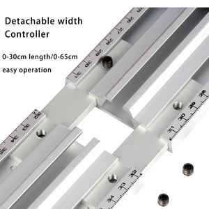 <span class=keywords><strong>Guide</strong></span> de <span class=keywords><strong>scie</strong></span> <span class=keywords><strong>circulaire</strong></span> <span class=keywords><strong>pour</strong></span> le travail du bois, avec rail coulissant fixe et limiteur de coupe, <span class=keywords><strong>pour</strong></span> machines à découper le bois et projets de bricolage manuels - Product Image 5