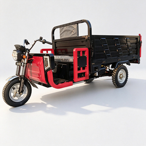 Tricycle de fret électrique hybride polyvalent avec benne basculante hydraulique et utilisation pour machines de chantier ou d'ingénierie - Product Image 3