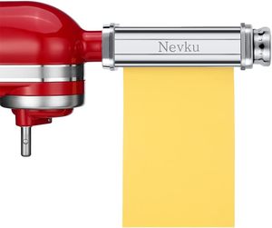 Ensemble d'accessoires pour robot culinaire <span class=keywords><strong>KitchenAid</strong></span>, machine à pâtes, acier inoxydable, rouleau à pâtes, coupe-pâtes spaghetti, fettuccine, lave-vaisselle - Product Image 5