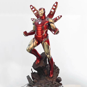 Offre Spéciale <span class=keywords><strong>Marvel</strong></span> <span class=keywords><strong>Film</strong></span> Action Iron <span class=keywords><strong>Man</strong></span> Sculpture en fibre de verre Décoration Superhero MK85 Anime Character Sculpture - Product Image 3