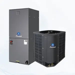 US 5Ton AC Unit New Air Cooled AHU Air Handling Unit AC Ducting HVAC Air Conditioner 18SEER Inverter R410a Cooling Heating