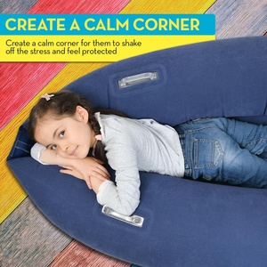 Sensory Chair for Kids <b>Inflatable</b> Peapod for Children with Sturdy Handles Indoor Stress Relievers <b>Inflatable</b> Lounger Chair - Product Image 5