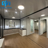 Maison conteneur de luxe prête à l'emploi extensible 5 chambres, maison modulaire préfabriquée en acier, prix compétitif, Casa Modular