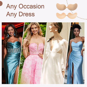 レディース向け ホットセル プッシュアップ 透明 リフティング 垂れ防止 コットンブラ & 粘着式 インビジブルブラ ランジェリー - Product Image 5