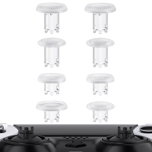 Clear 4 Heights 3 Surfaces Grips ThumbsGear Interchangeable Thumbsticks Analog Thumb Sticks Caps for PS5 <b>Edge</b> Controller - Product Image 1