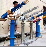 Pistolet à eau rotatif interactif Gatling pour jeux aquatiques, arroseur de piscine, aire de jeux aquatique pour enfants, équipement actif en acier pour parcs à thème