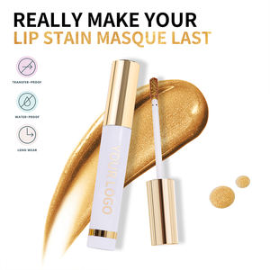 OEM Private Label 24K <span class=keywords><strong>Gold</strong></span> <span class=keywords><strong>Peel</strong></span> <span class=keywords><strong>Off</strong></span> Lip Stain <span class=keywords><strong>Masque</strong></span> Brillant à lèvres imperméable et durable Logo personnalisé Rouge à lèvres - Product Image 5