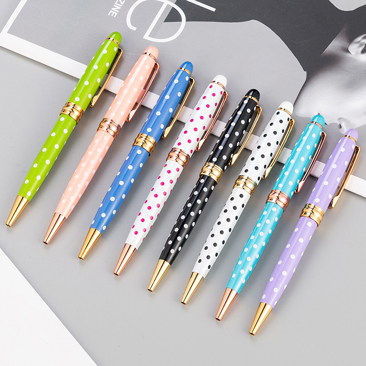 【関税&送料込】Moschino Ballpoint Pen Polka Dots Pleated Sk Moschino 
