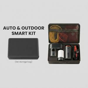Kit <span class=keywords><strong>d</strong></span>'urgence automobile 6-en-1 BAYU : Lampe de travail LED, marteau de sécurité ABS, gilet de signalisation, ensemble <span class=keywords><strong>d</strong></span>'outils de survie routière - Product Image 4