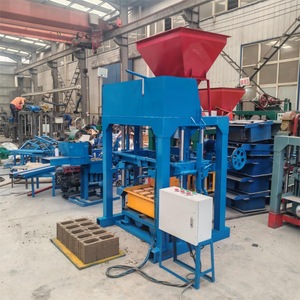 Máquina para Fabricar Bloques de Cemento Huecos de Larga Duración, Máquina para Hacer Ladrillos de Hormigón con Tolva y Mezclador PLC - Product Image 6