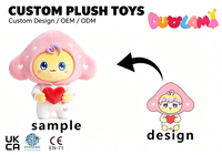 Peluche OEM de haute qualité en tissu doux pour enfants, idéale comme cadeau promotionnel d'entreprise