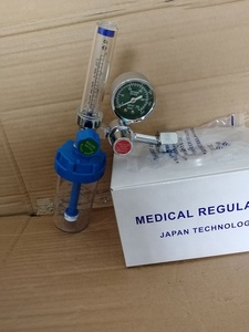 Kit médical régulateur d'oxygène, CGA540, de type occidental, kits avec humidificateur de PC 0-15l/min - Product Image 4
