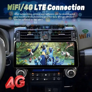 สำหรับ Toyota 4Runner ปี 2009-2019 หน้าจอแอนดรอยด์ เครื่องเล่นมัลติมีเดียในรถยนต์ เครื่องเล่นวิดีโอ สเตอริโอ ระบบนำทาง GPS รองรับ Carplay เครื่องเสียงติดรถยนต์ วิทยุในรถยนต์ - Product Image 4