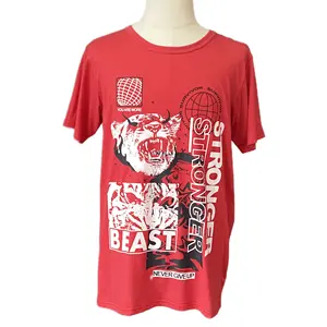 Groothandel Mannen Kleding Zomer Hot Selling Hoge Kwaliteit Fabriek Gratis Monster Ronde Hals T-Shirts Voor Mannen