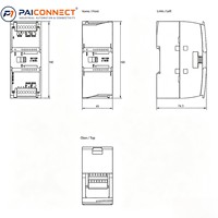 SIEMENS Original Neuf PLC 6ES72315ND320XB0 SIMATIC S7-1200 Module d'entrée analogique SM1231 4 entrées analogiques 15 bits + bit de signe PLC Programmation 220V