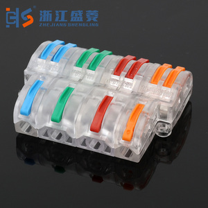 Клеммная колодка CZLS SL-48 пружинная промышленная быстрозажимная, 4 входа 8 выходов, изолированные клеммы - Product Image 2