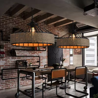 Lustre industriel LED anti-éblouissement en aluminium, taille moyenne, pour entrepôt, salle à manger, lampe de table