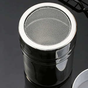 Dosificador de Polvo de Acero Inoxidable con Tapa Antipolvo, Tarro para Pimienta, Botella para Condimentos, Utensilio para Cacao y Café, Herramientas para Postres - Product Image 2