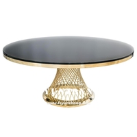 Table à manger moderne de luxe, base à lattes stable, acier inoxydable, marbre/MDF/verre