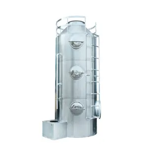 New Industrial Wet Scrubber Purification Spray Tower with Pump Motor for Manufacturing Plant Waste Gas Treatment