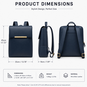 Men PU Leather <b>Backpack</b> Business Laptop <b>Backpack</b> <b>Large</b> Capacity <b>Backpack</b> Minimalist Travel Daypack - Product Image 5